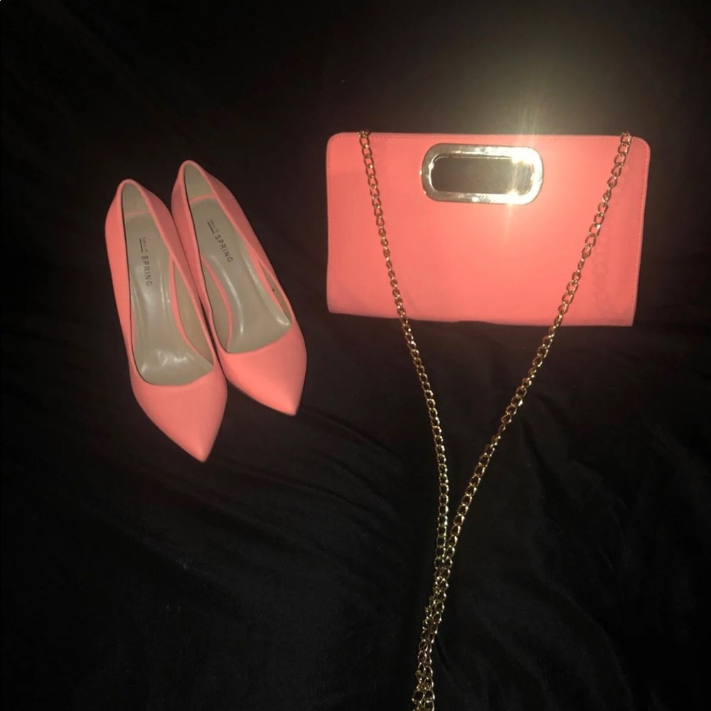 Heels and purse combo